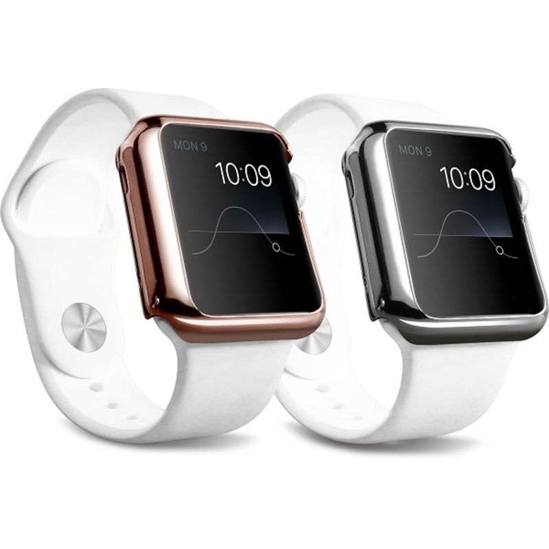 Ozaki OC661B Wardrobe+ Watch Case Apple Watch (42mm) védőtok szett - Rozéarany/Króm (OC661B)