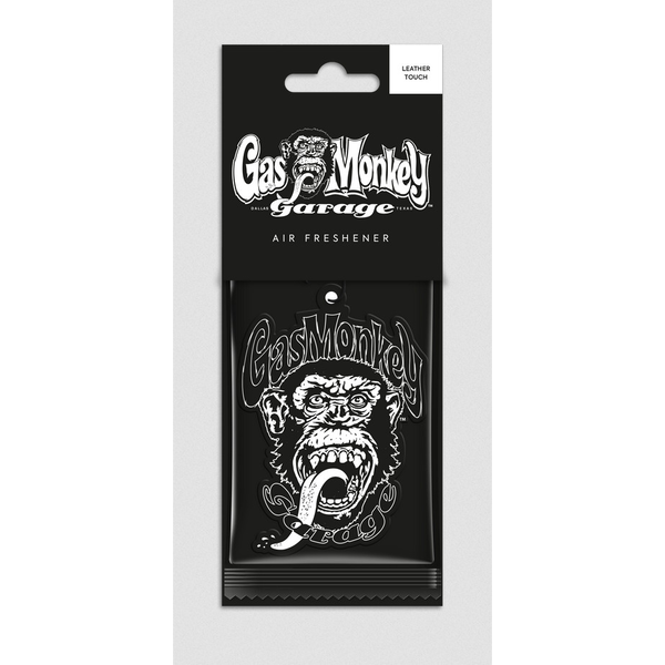 Aroma Car, Illatosító, Gas Monkey Leather Touch, Black (5411025)