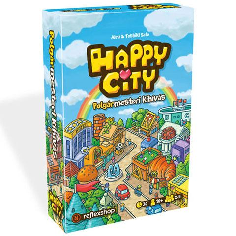 Asmodee Happy City társasjáték 2-5 játékos (CGHAPPCI)