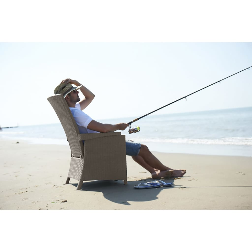 Keter Vermont cappucino színű dönthető kerti szék 238449 (420019)