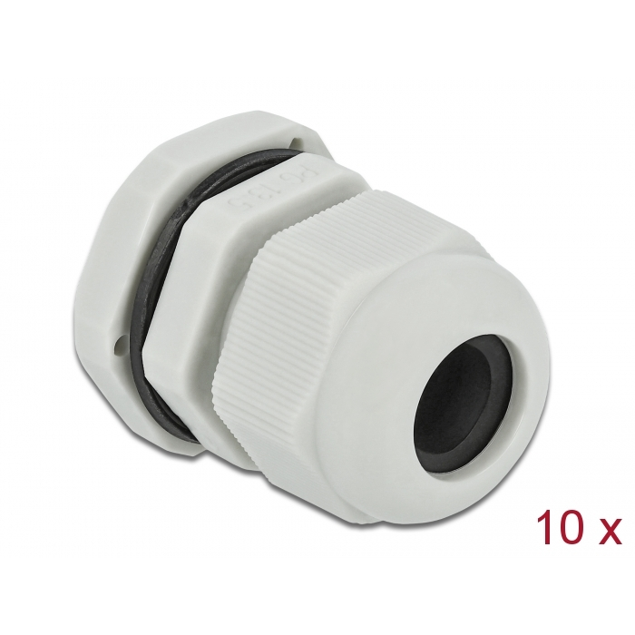 Delock PG7 tömszelence 13,5 db. szürke (60199) (60199)