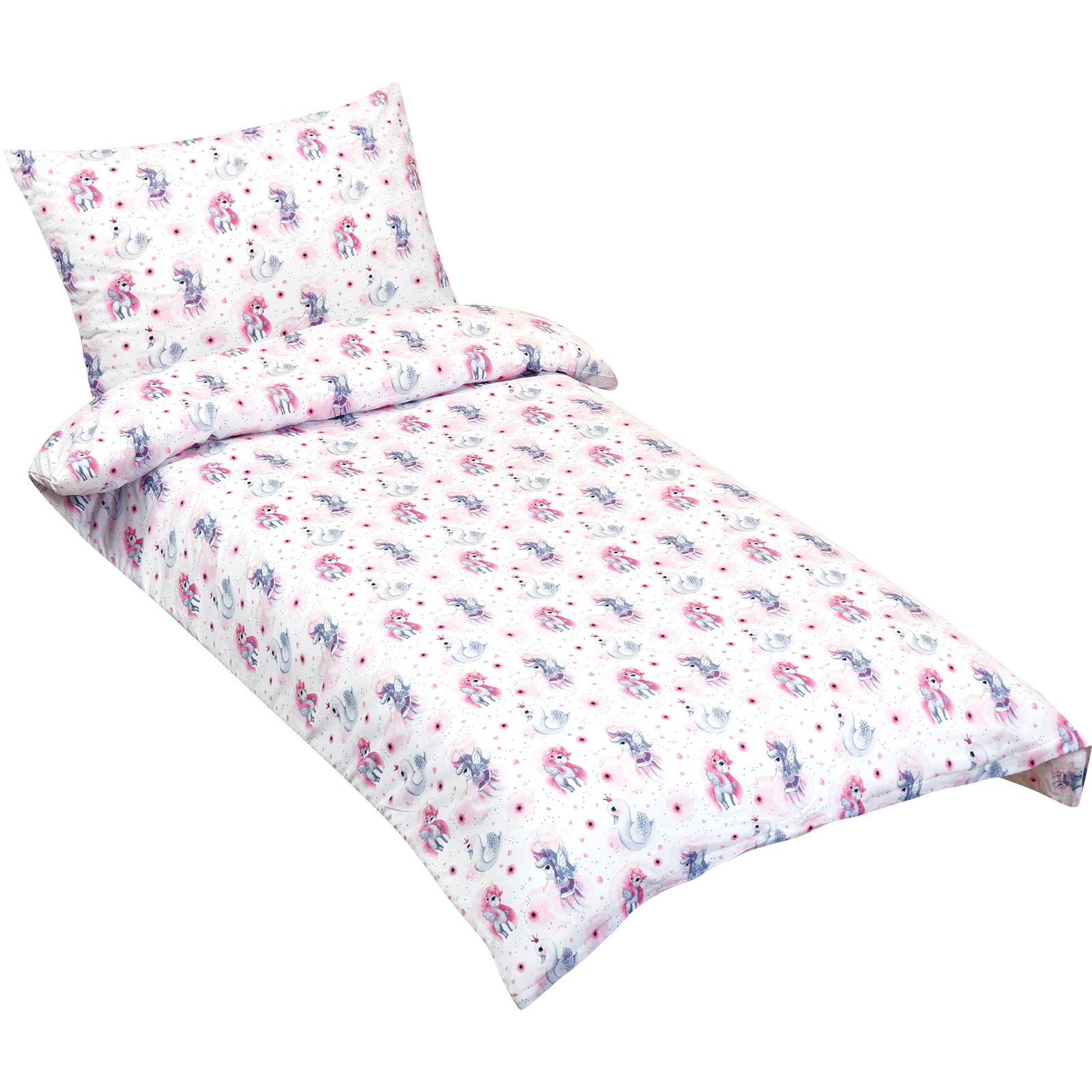 BELLATEX Bed linen Junior 90/032 unicorn 140 × 200 cm, 70 × 90 cm (10479)