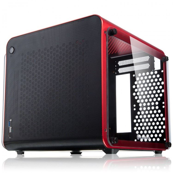 Raijintek METIS EVO TGS táp nélküli ablakos mini-ITX ház piros (0R20B00164)