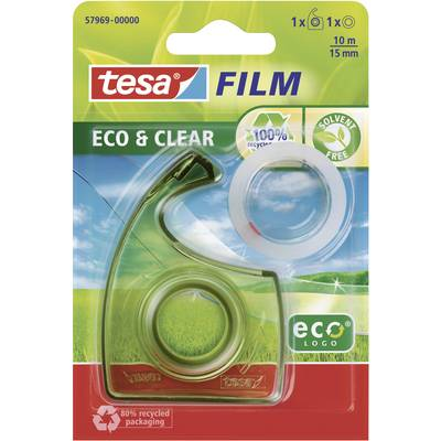 Cellux átlátszó Tesafilm®Eco&Clear 10 m x 15 mm, 1 tekercs, TESA 57969 (57969-00-00)