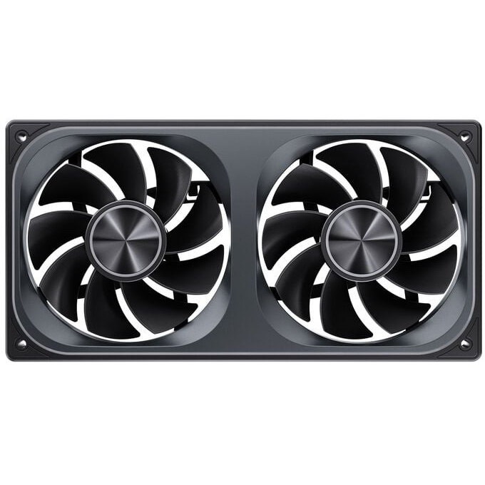 Jonsbo ZA-240 Infinity Mirror 240mm PWM ARGB Rendszerhűtő ventilátor - Fekete (ZA-240BR)