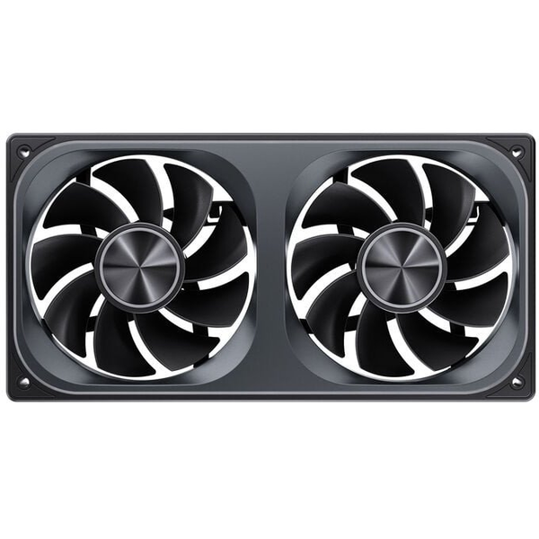 Jonsbo ZA-240 Infinity Mirror 240mm PWM ARGB Rendszerhűtő ventilátor - Fekete