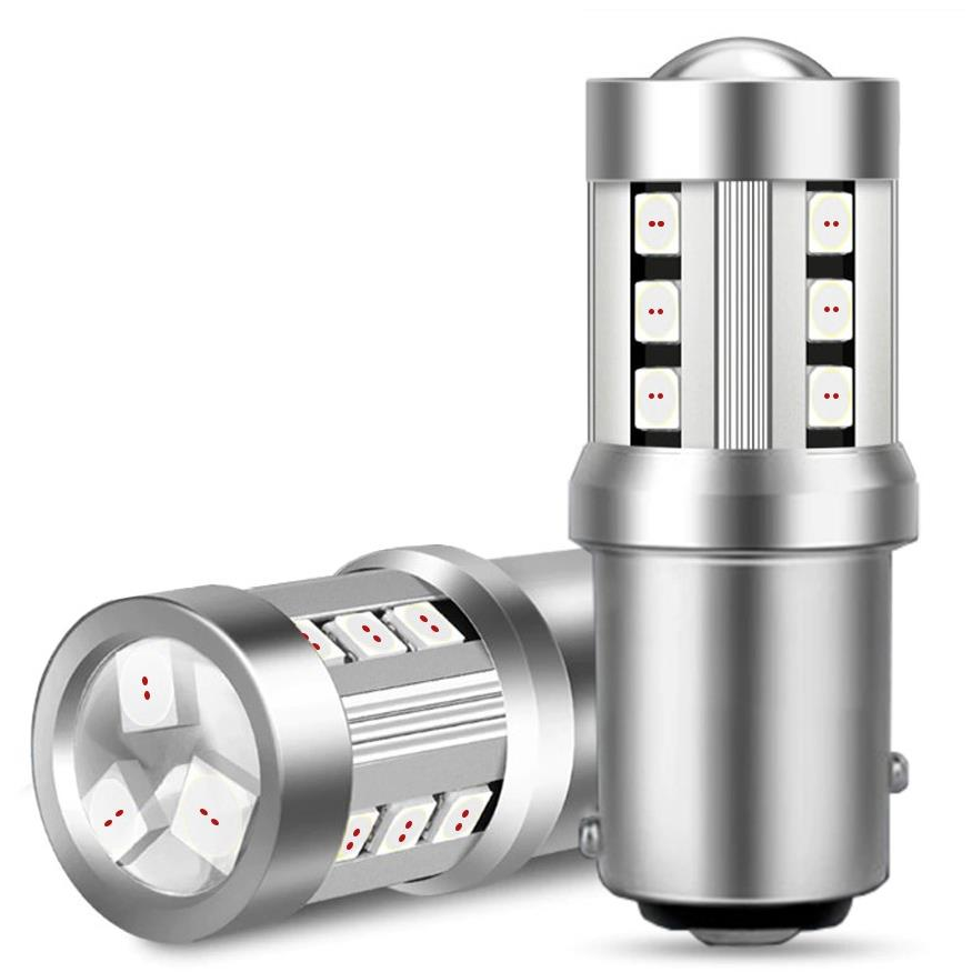 LED žárovka P21/5W BAY15D 15SMD 3,5W červená (5531-SM-062492)
