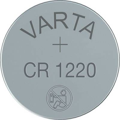CR1220 lítium gombelem, 3 V, 35 mA, Varta BR1220, DL1220, ECR1220, KCR1220, KL1220, KECR1220, LM1220 (6220101401)