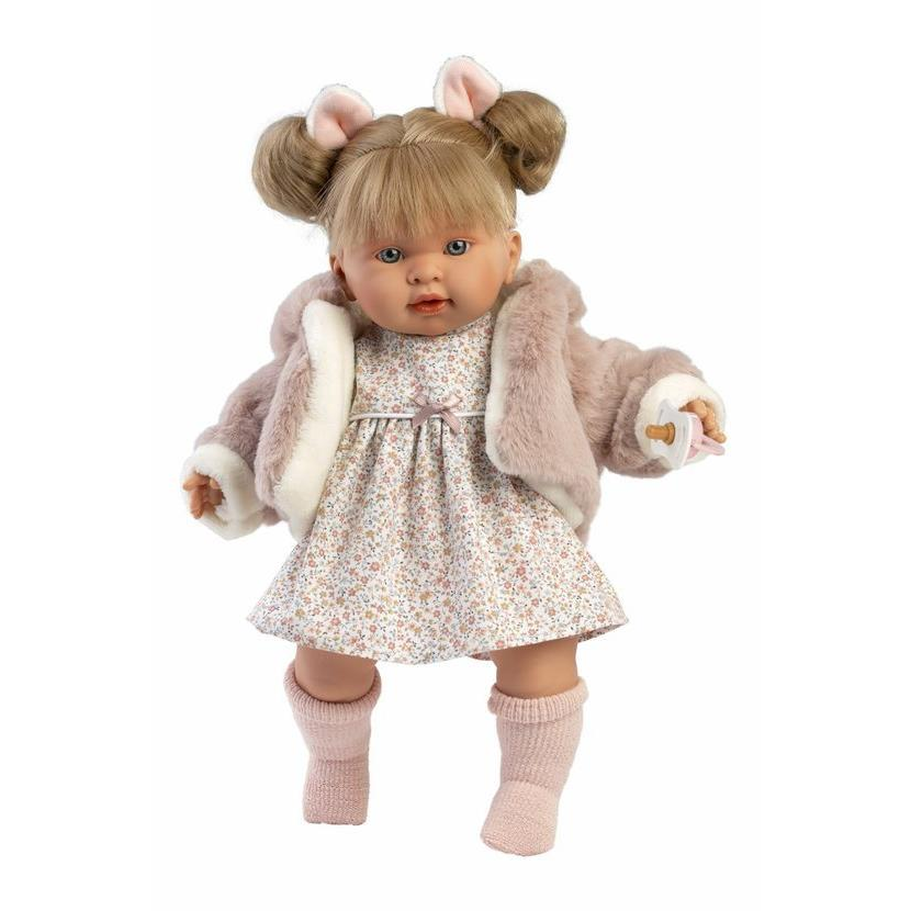 Llorens 42282 Alexandra - valósághű baba hangokkal és puha szövettesttel - 42 cm (8426265422821)