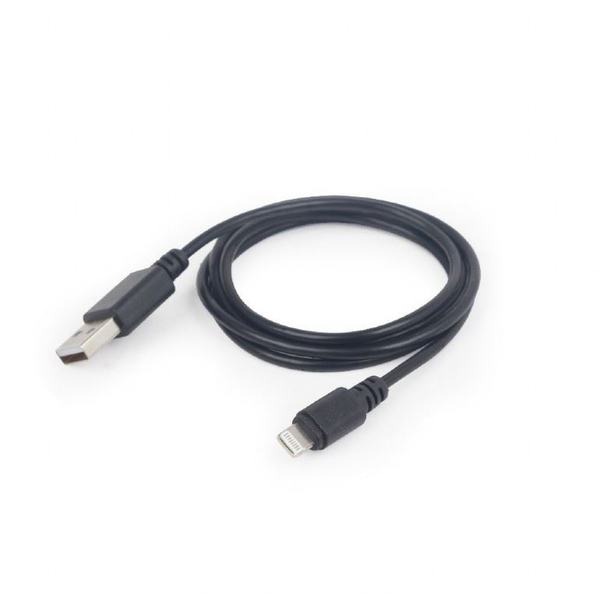 Кабел за зареждане и данни Gembird CC-USB2-AMLM-2M-W, USB 2.0 (T) към Lightning (T), 2 м, Бял