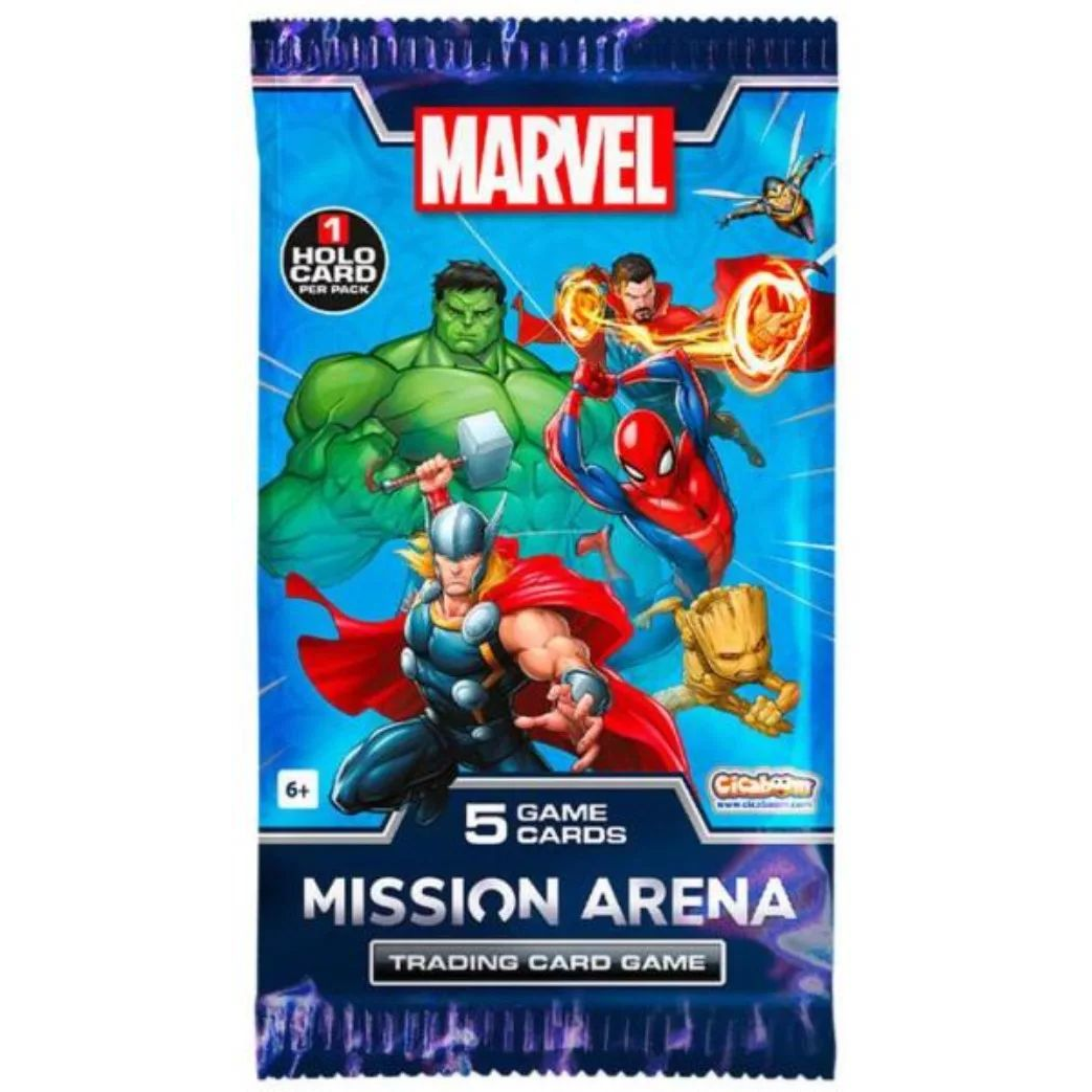 Marvel Mission Arena 5 darabos gyűjthető kártyacsomag (MTCGBP05)