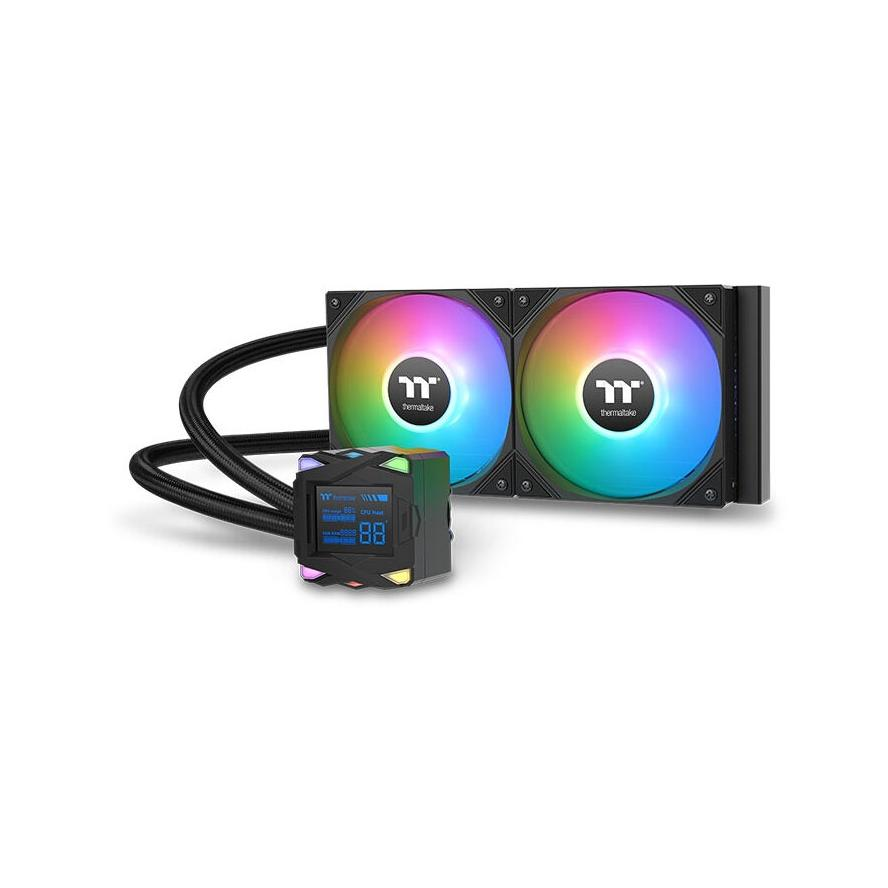 Thermaltake LA240-S komplett vízhűtőrendszer - szinkronizált ARGB, fekete (CL-W461-PL12SW-A)