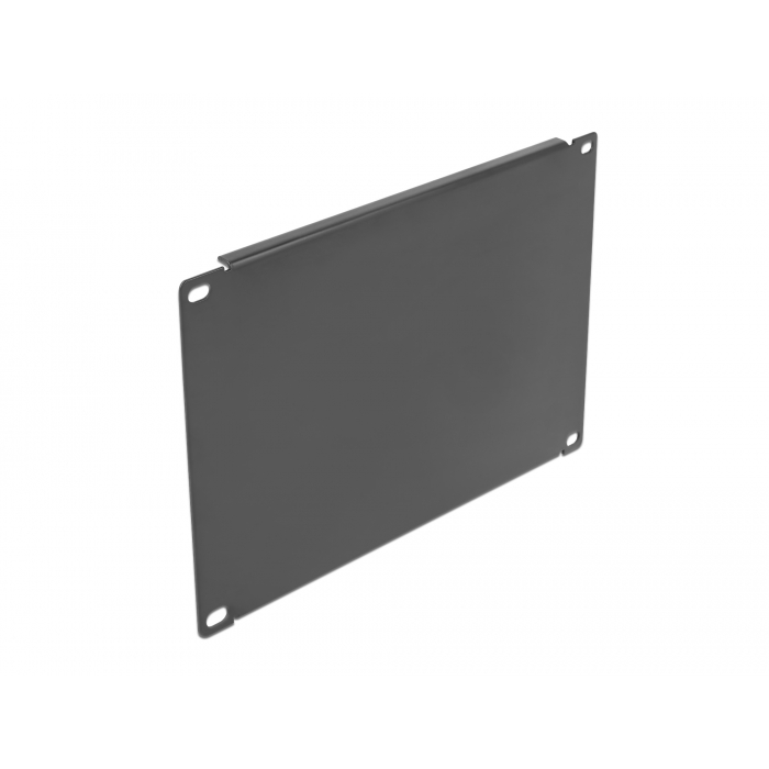 Delock 10 , fekete, 4U-s hálózati szekrény tömör borító (66663) (66663)