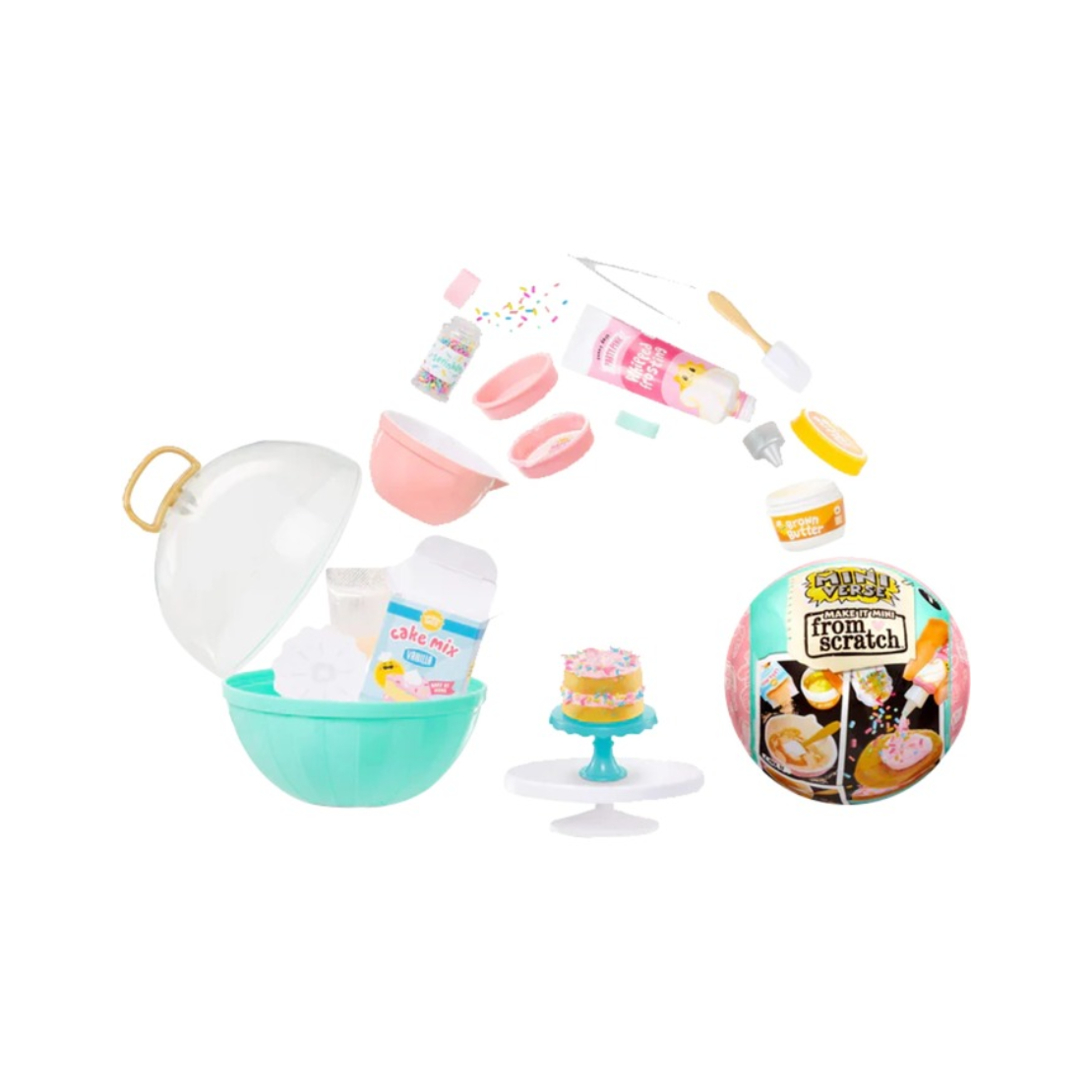 MGA Entertainment Miniverse Make It Mini from Scratch 1 szériás gyűjthető meglepetés kiegészítő szett (531081-EUC)