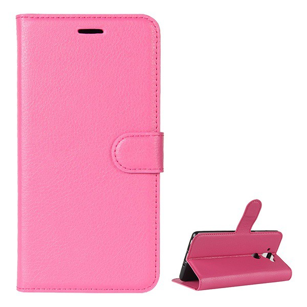 Tok álló, bőr hatású (FLIP, oldalra nyíló, asztali tartó funkció, prémium) RÓZSASZÍN [Nokia 9] (5996457746064)