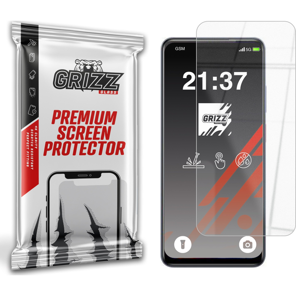 Szkło hybrydowe GrizzGlass HybridGlass do ZTE Blade V70 Max