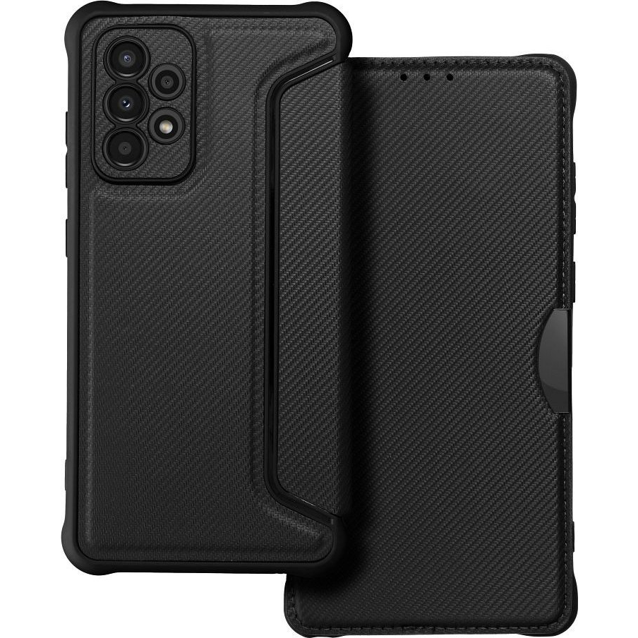 Razor book Samsung Galaxy A52 flip tok, fekete (5903396157189)