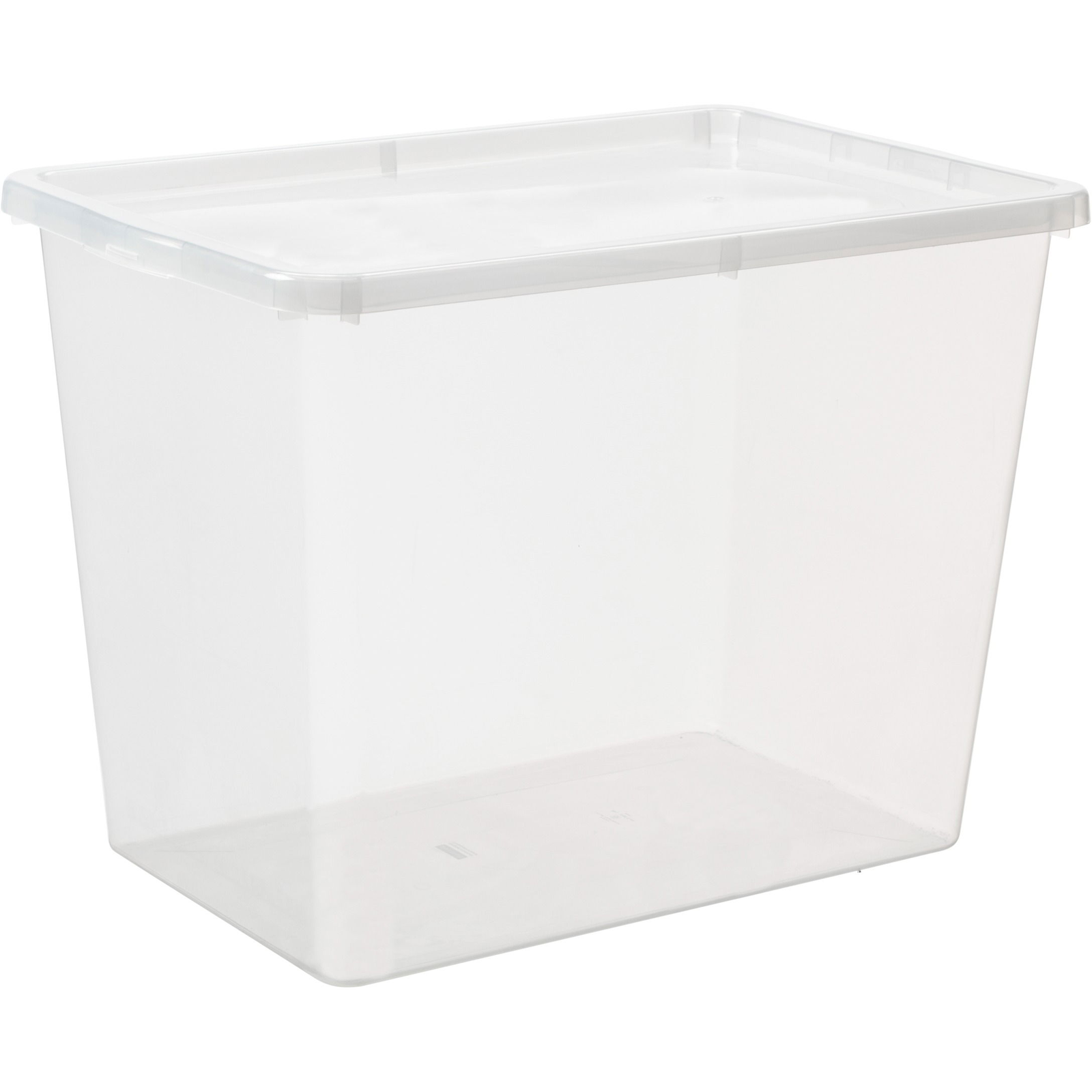 Plast Team Basic Box Tárolódoboz, 80 l, 59,5×39,5×43 cm, átlátszó (22890800)