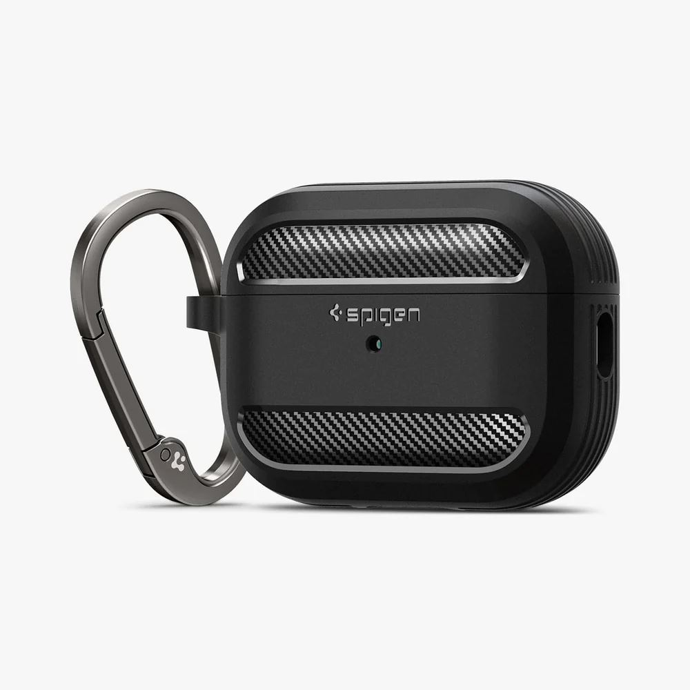 Spigen Rugged Armor AirPods Pro 2 tok fekete (ACS05482) (ACS05482)