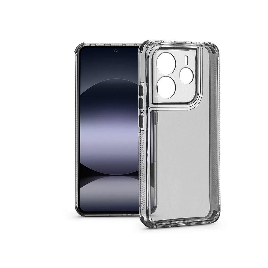 Haffner Matrix Clear kameravédős szilikon tok - Xiaomi Redmi Note 14 4G/Note 14 5G - átlátszó (HF370618)