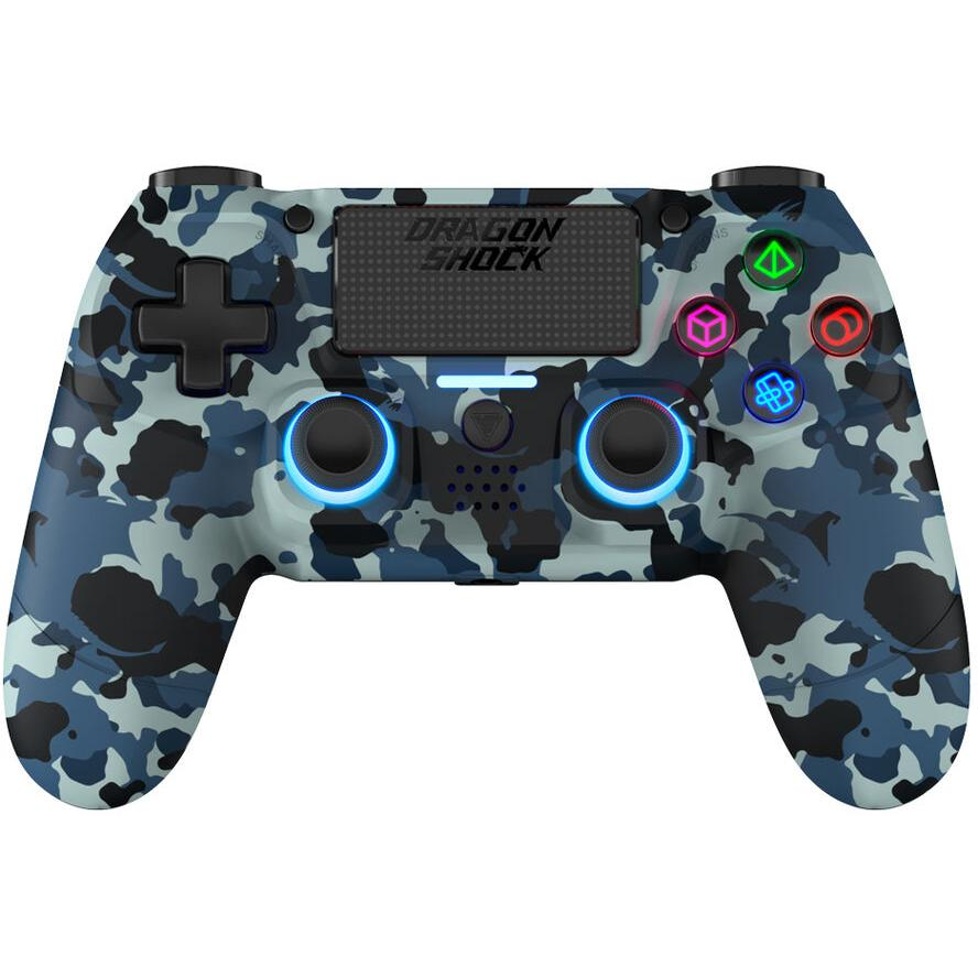 Dragonshock Mizar Wireless PS4 Kontroller - Kék camo (DSCPS4-BC)