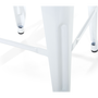 Beliani Zestaw 2 stołków barowych metalowych 60 cm biały CABRILLO