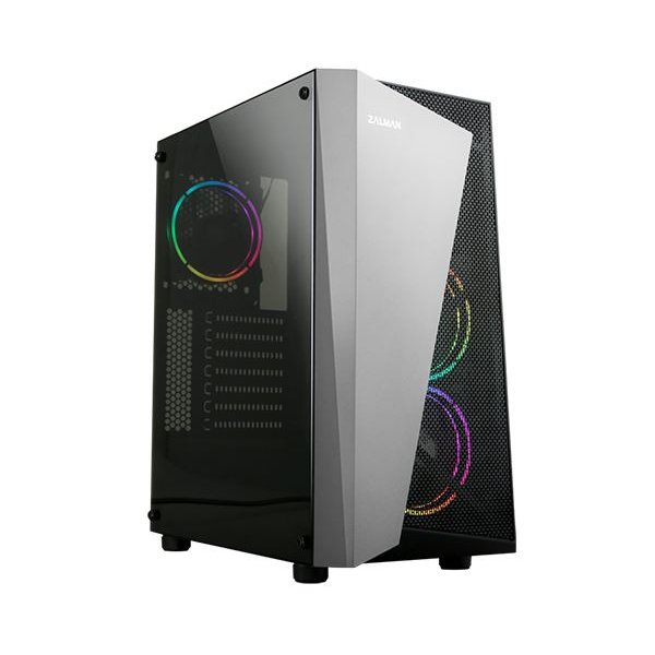 Zalman S4 PLUS táp nélküli ablakos ház fekete (S4PLUS)