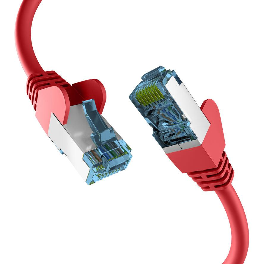 EFB RJ45 PATCHKABEL mit CAT7 ROHKABEL ROT 1m (EC020200165) (EC020200165)