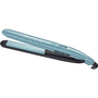 Преса за коса Remington Wet2Straight S7300, 230°, Керамично покритие, Бързо загряване за 15 сек., Плочи 110 мм, Автоматично изключване, Защитен калъф, Синя/Черна
