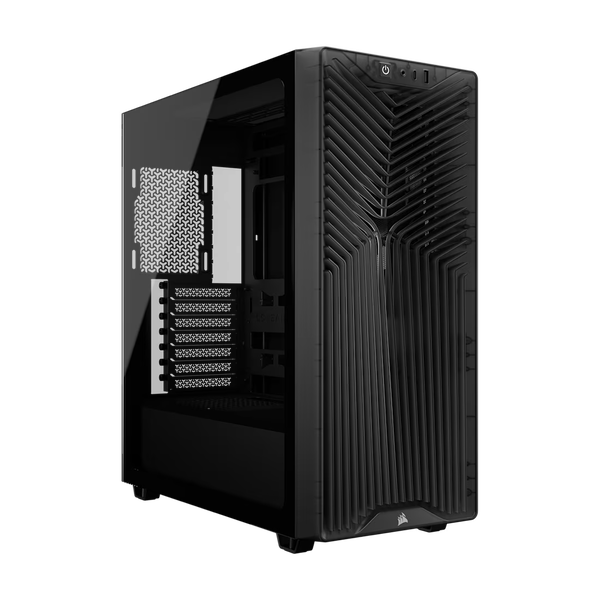 Corsair 3200D RS számítógépház - ATX, edzett üveg, 3db RS120 ventilátor, szürke