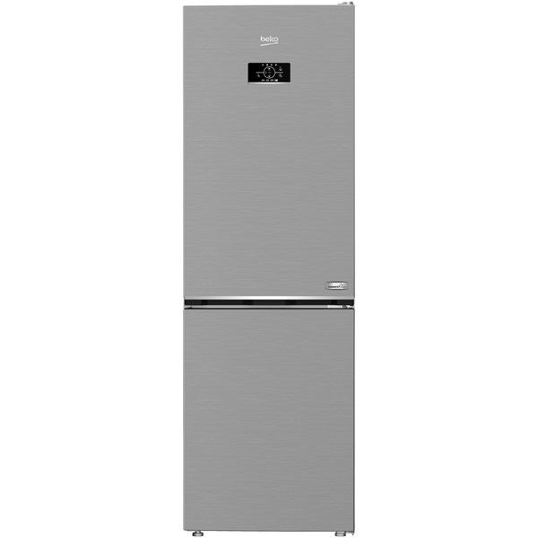 BEKO B3RCNA364HXB1 Hűtőszekrény alulfagyasztós 210L/106L E Ezüst