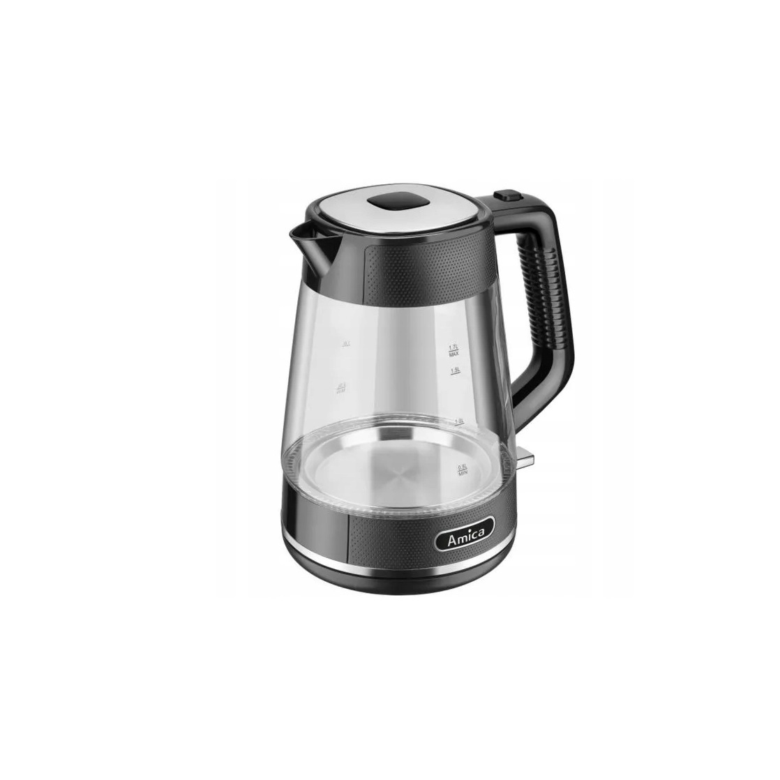 Amica KF4050G Vízforraló 1.7L 2200 Watt - Fekete / Átlátszó (1194225)