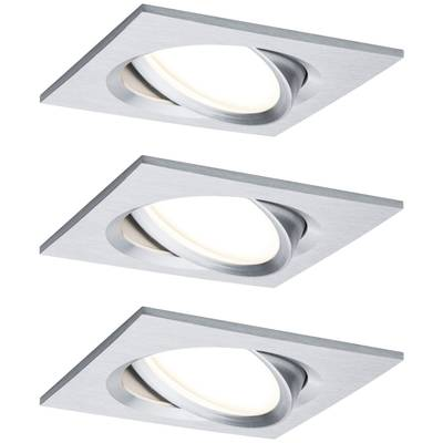 Paulmann 93680 LED-es beépíthető lámpa 3 részes készlet 18 W alumínium (csavart) (93680)