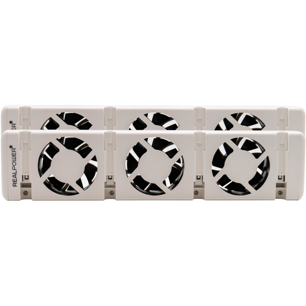 REALPOWER Heizungslüfter HL-2,2er Set mit 3 Ventilatoren