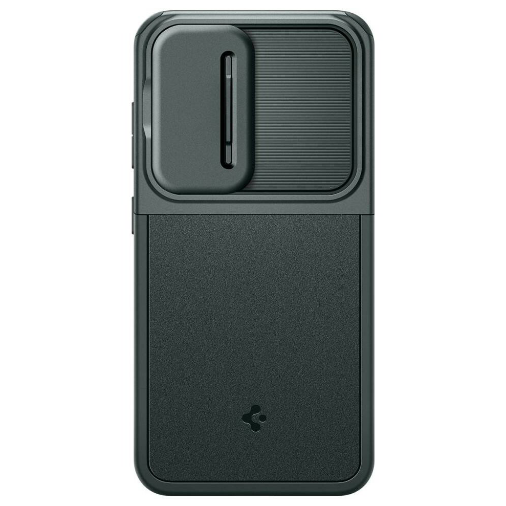 Spigen Optik Armor Abyss Green Galaxy S24 Telefon tok - Sötétzöld (8809971222426-ACS07364)