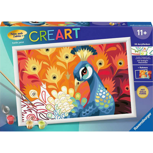 Ravensburger CreArt Kifestő készlet - Büszke páva