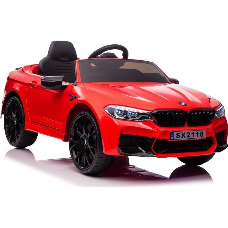 Elektromos Kisautó 9573 - BMW M5, 12 V, Piros (9573)
