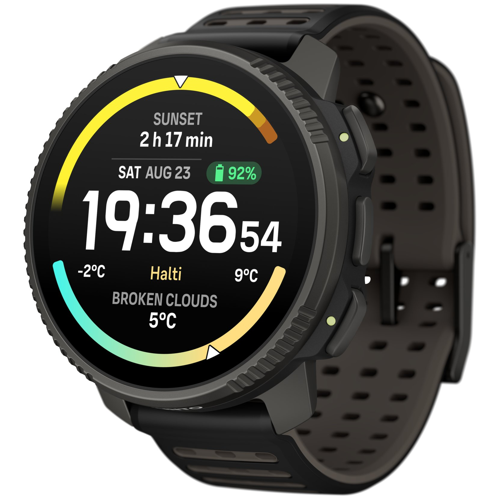 Suunto Vertical 2 Titanium Black GPS Okosóra 1.5" AMOLED (SS051208000)