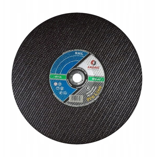 ANDRE METAL DISC 350 x 4.0mm x 25.4mm RAIL 100 PRO LINE 95A24RBF FOR RAILWAY RAILS