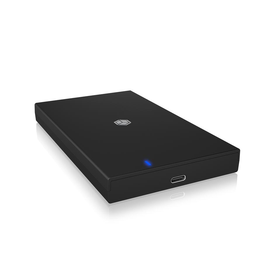 ICY BOX IB-200T-C3 Külső SSD ház Fekete 2.5" (IB-200T-C3)
