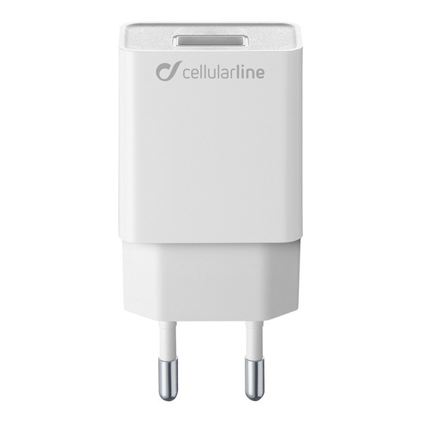CELLULARLINE hálózati töltő USB aljzat (5V / 2000 mA, 5W, PD gyorstöltés támogatás) FEHÉR (ACHSMUSB5WW) (ACHSMUSB5WW)