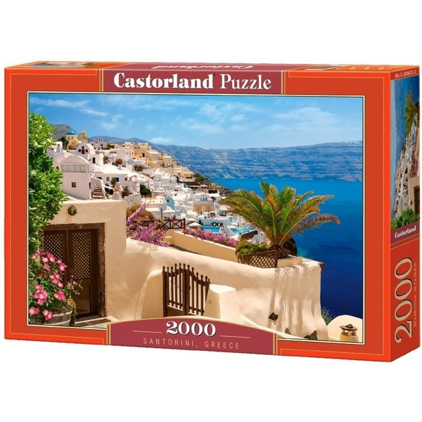 Castorland Santorini, Greece 2000 pcs Puslespil 2000 stk Landskab