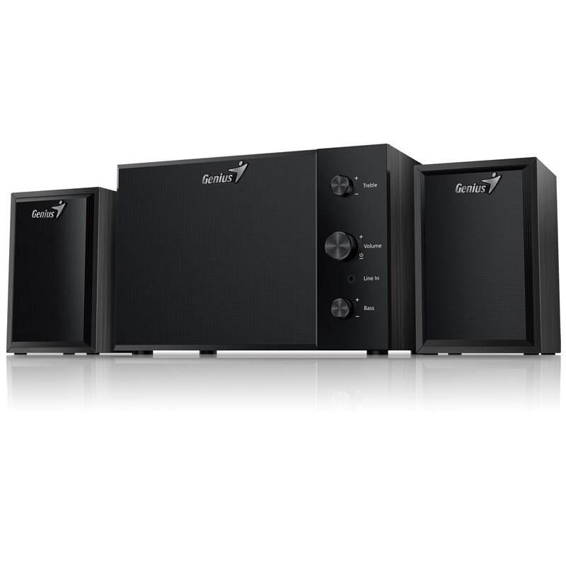 Genius reproduktory SW-2.1 350, 2.1, 15W, černé, účty (gen31730037401)