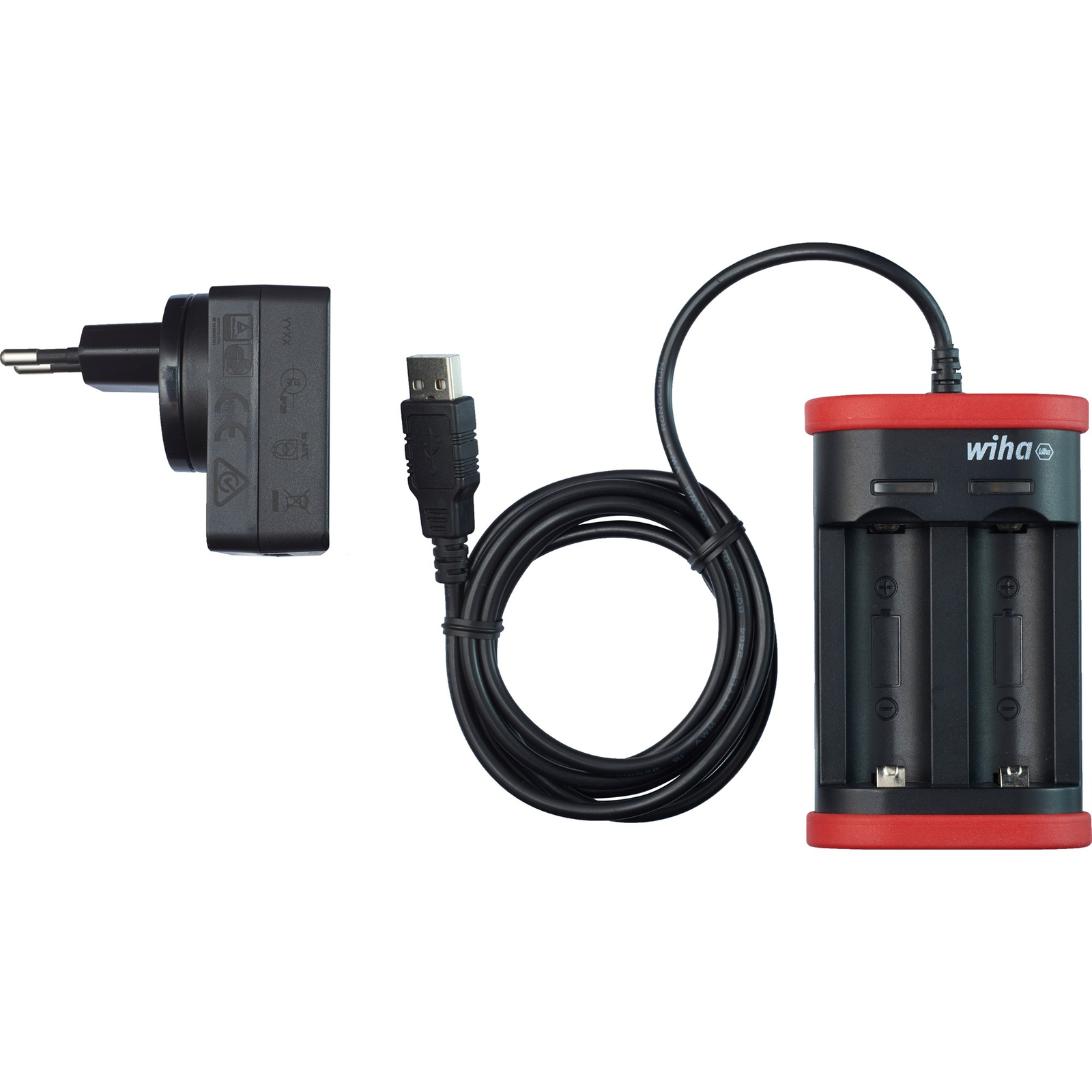 Nabíjačka batérií s USB zásuvkou Wiha 41915 (599002)