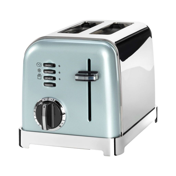 Мултифункционален тостер Cuisinart CUCPT160GE 2 филийки, перлено зелен