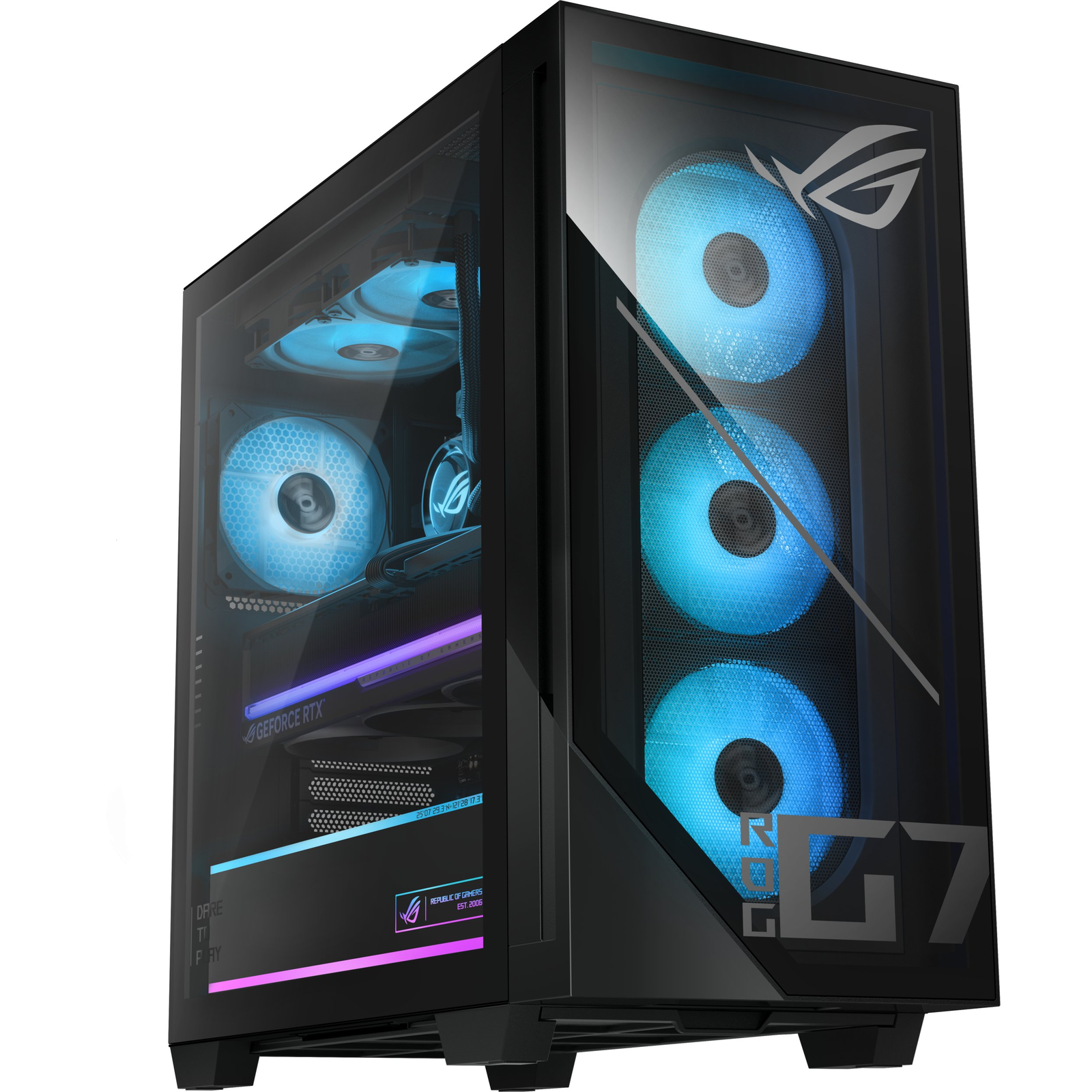 ASUS ROG G700 G700TF-7265KF270W Intel Core Ultra 7 265KF 64 GB DDR5-SDRAM 2 TB SSD NVIDIA GeForce RTX 5080 Windows 11 Home Tower PC Čierna