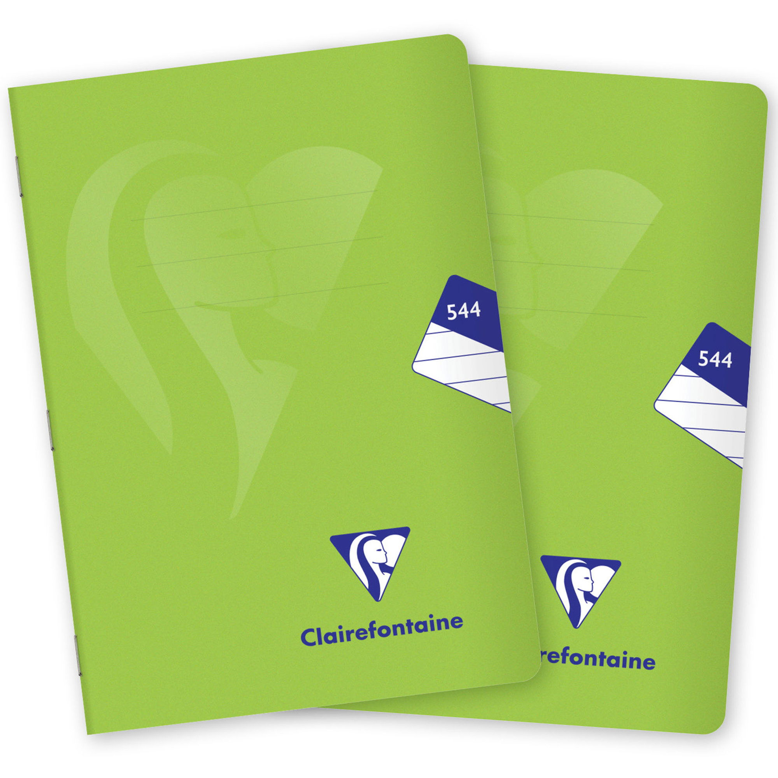 Clairefontaine Mimesys PP, A5 "544" vonalas, 40 lap, zöld - 2 db (1544-20-PP)