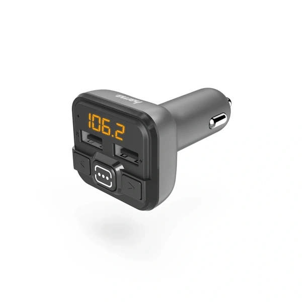 Hama 00014164 FM transmitter 87,6 - 107,9 MHz Sigarettenaansteker Grijs
