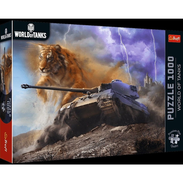 World of Tanks Tigris II 1000db-os Prémium plus quality puzzle - Trefl