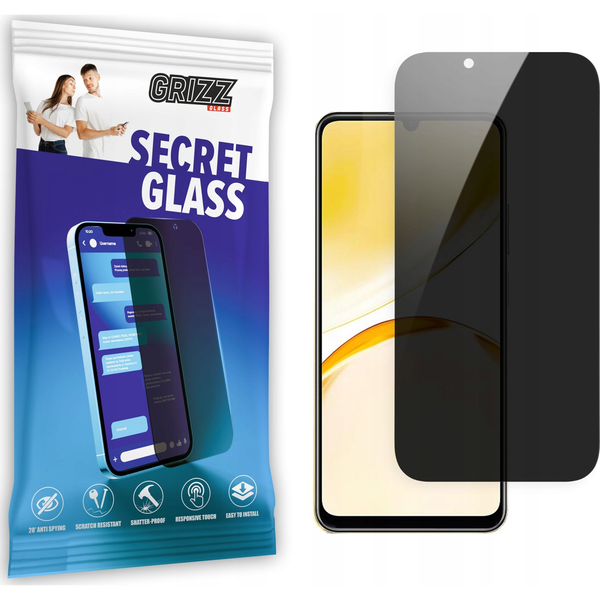  GrizzGlass Szkło prywatyzujące GrizzGlass SecretGlass Realme Narzo N53